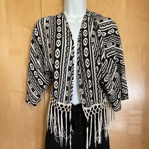 Short Fringed Open Top